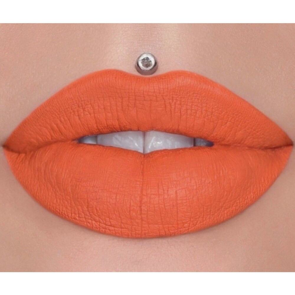 Jeffree Star Velour Liquid Lipstick in the Orange box. Tangerine Queen